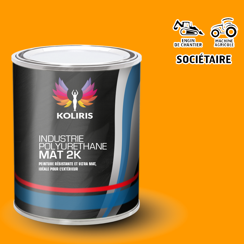 Peinture industrie 2K PU mat Agricole et Engin de chantier