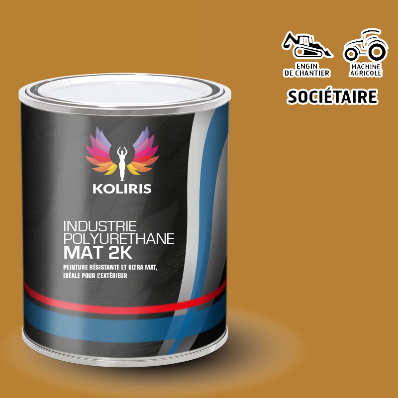 Peinture industrie 2K PU mat Agricole et Engin de chantier