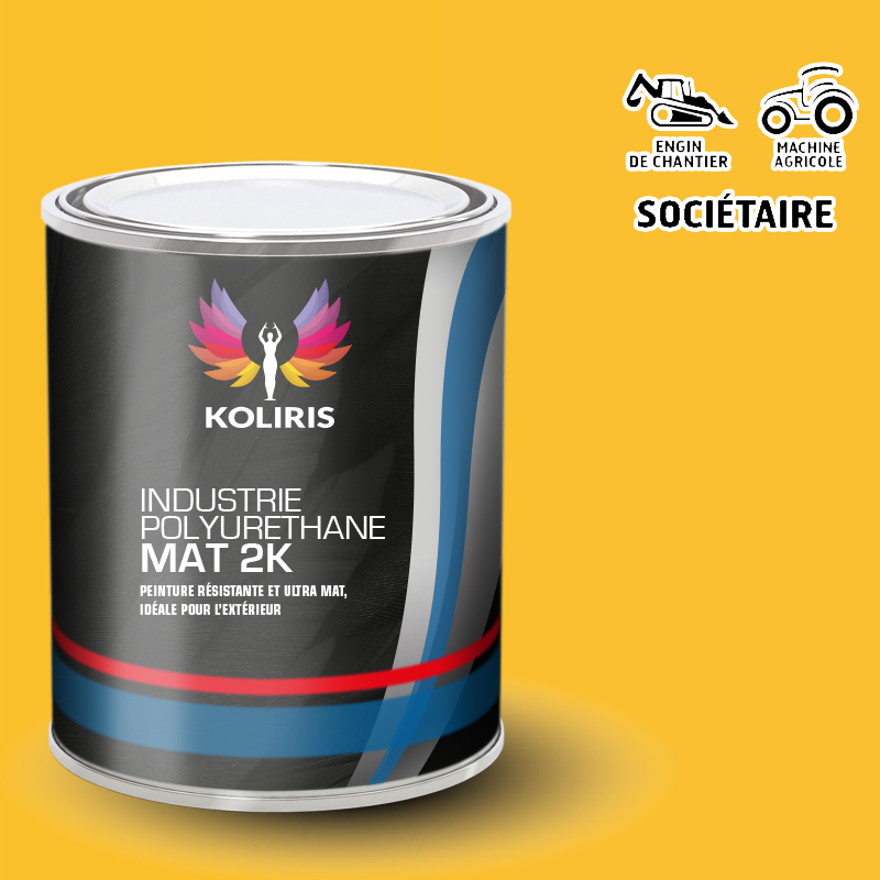 Peinture industrie 2K PU mat Agricole et Engin de chantier