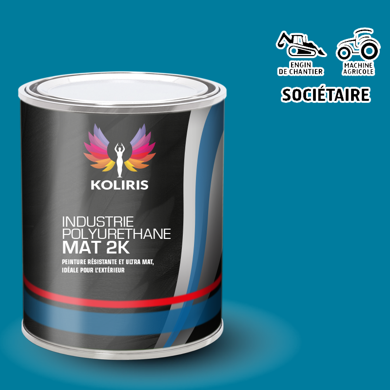 Peinture industrie 2K PU mat Agricole et Engin de chantier