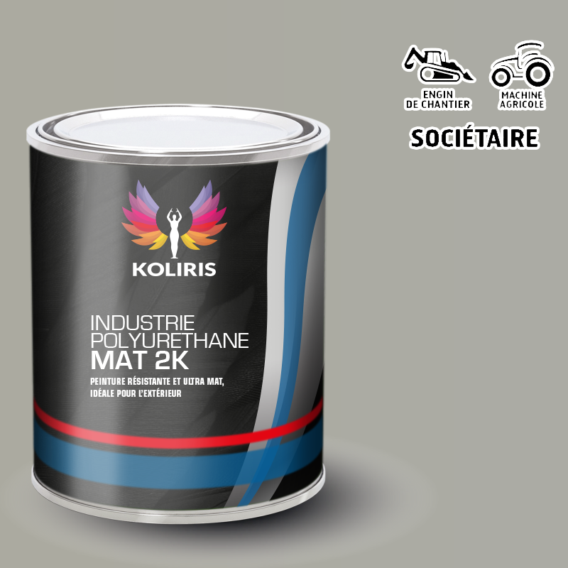 Peinture industrie 2K PU mat Agricole et Engin de chantier