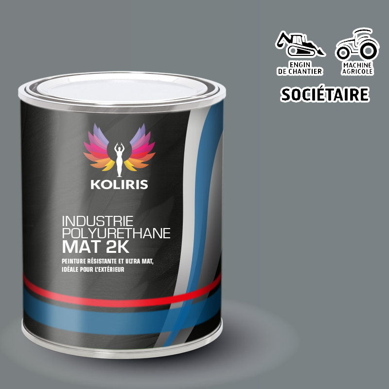 Peinture industrie 2K PU mat Agricole et Engin de chantier