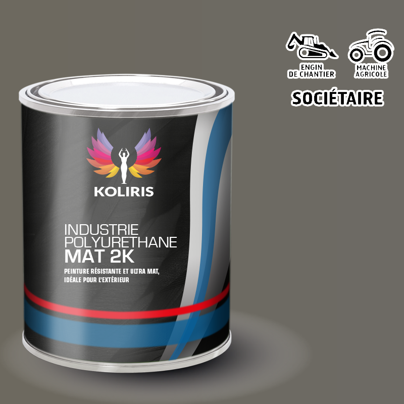 Peinture industrie 2K PU mat Agricole et Engin de chantier