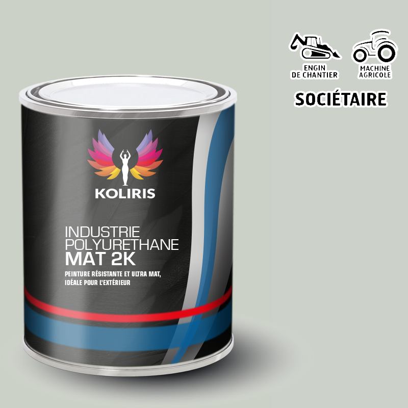 Peinture industrie 2K PU mat Agricole et Engin de chantier