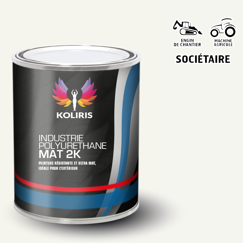 Peinture industrie 2K PU mat Agricole et Engin de chantier