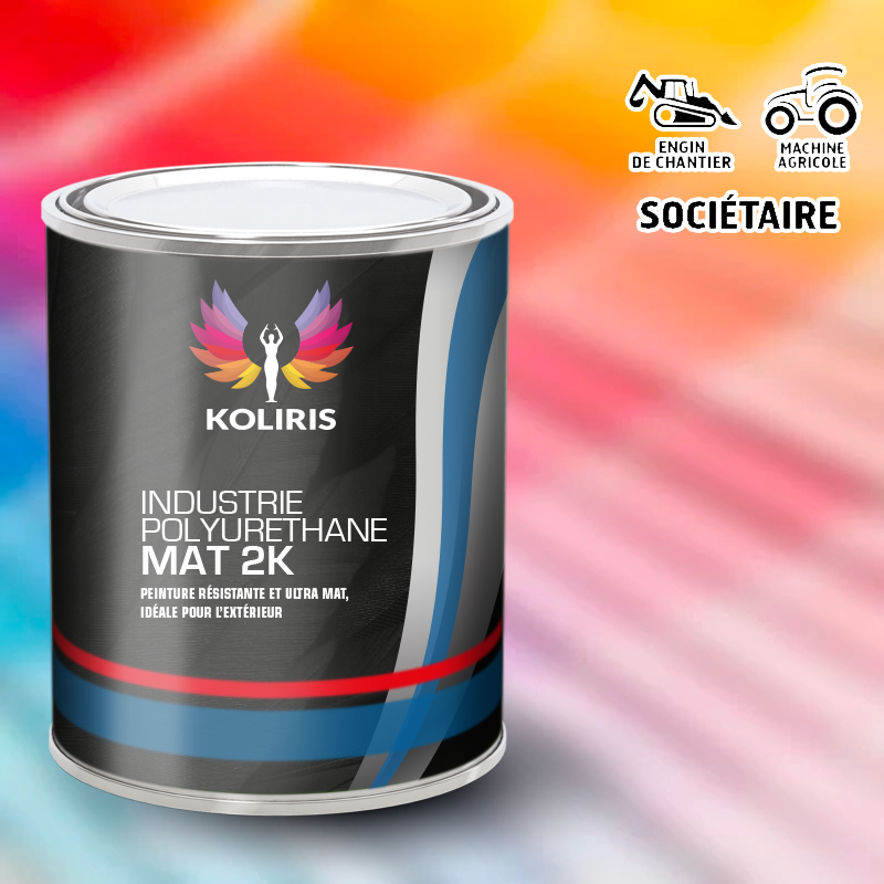 Peinture industrie 2K PU mat Agricole et Engin de chantier