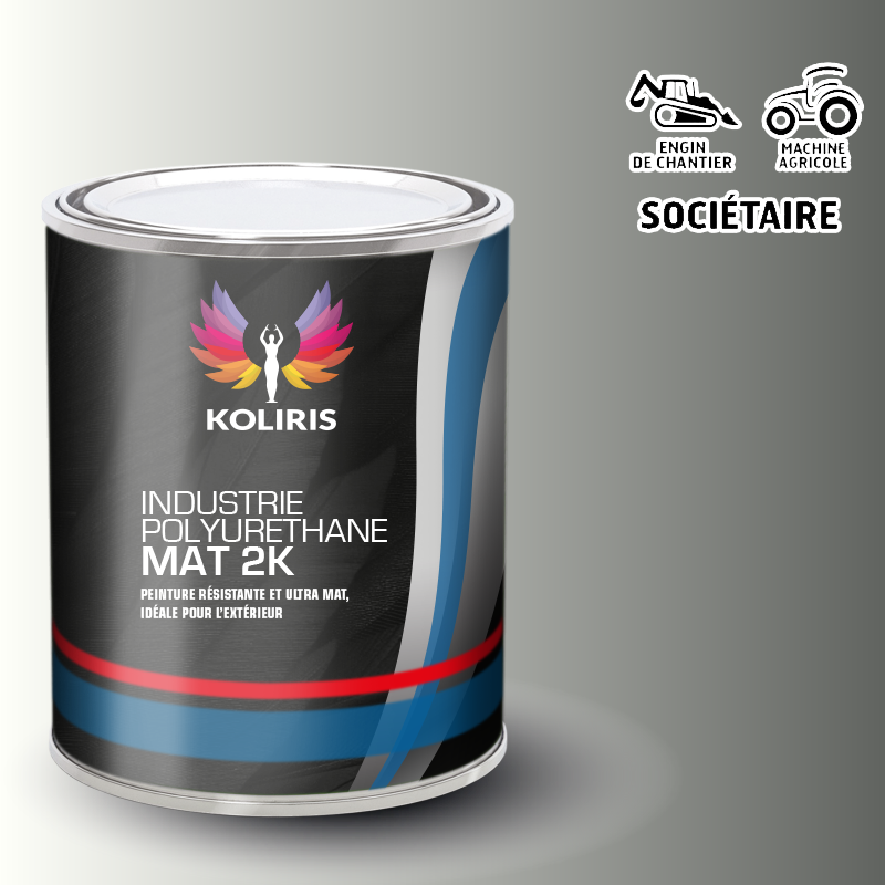 Peinture industrie 2K PU mat Agricole et Engin de chantier