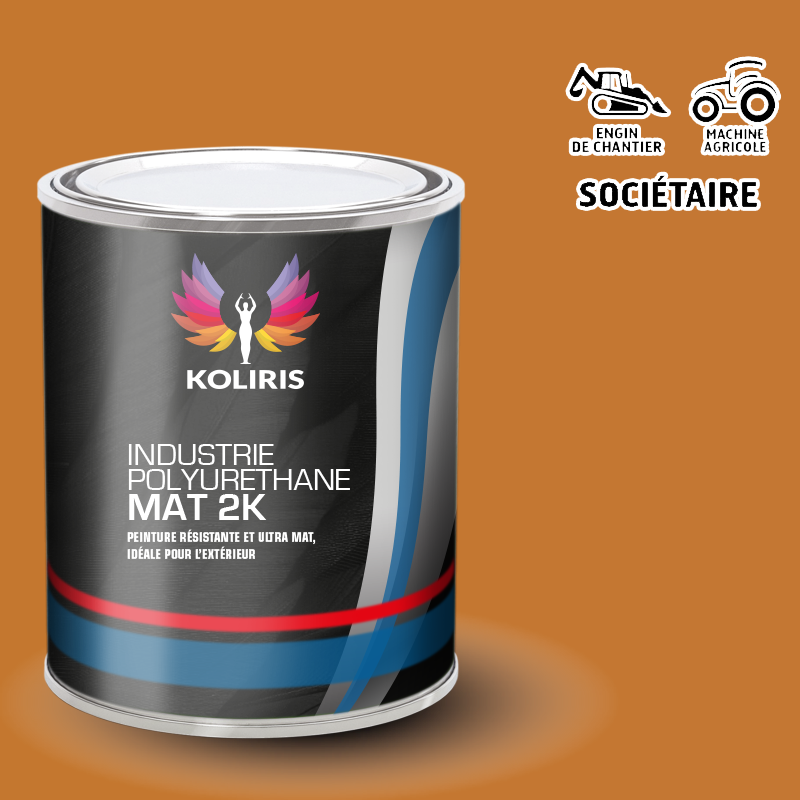 Peinture industrie 2K PU mat Agricole et Engin de chantier