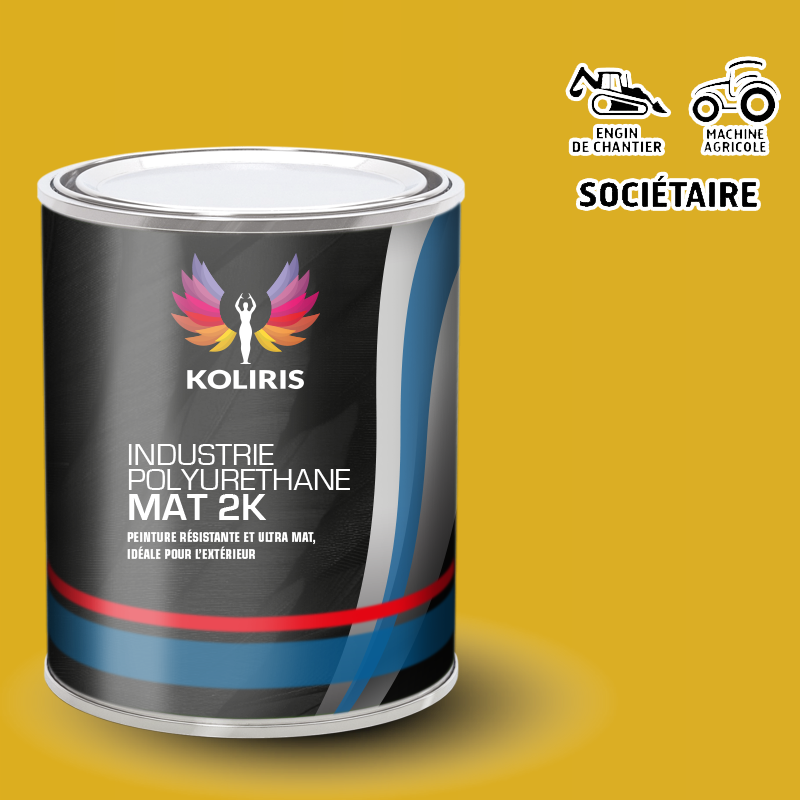 Peinture industrie 2K PU mat Agricole et Engin de chantier