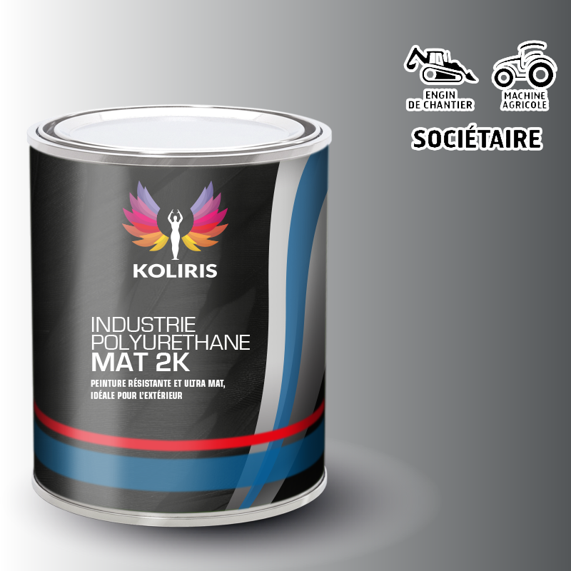 Peinture industrie 2K PU mat Agricole et Engin de chantier