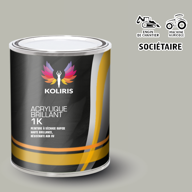 Peinture industrielle brillante Agricole et Engin de chantier