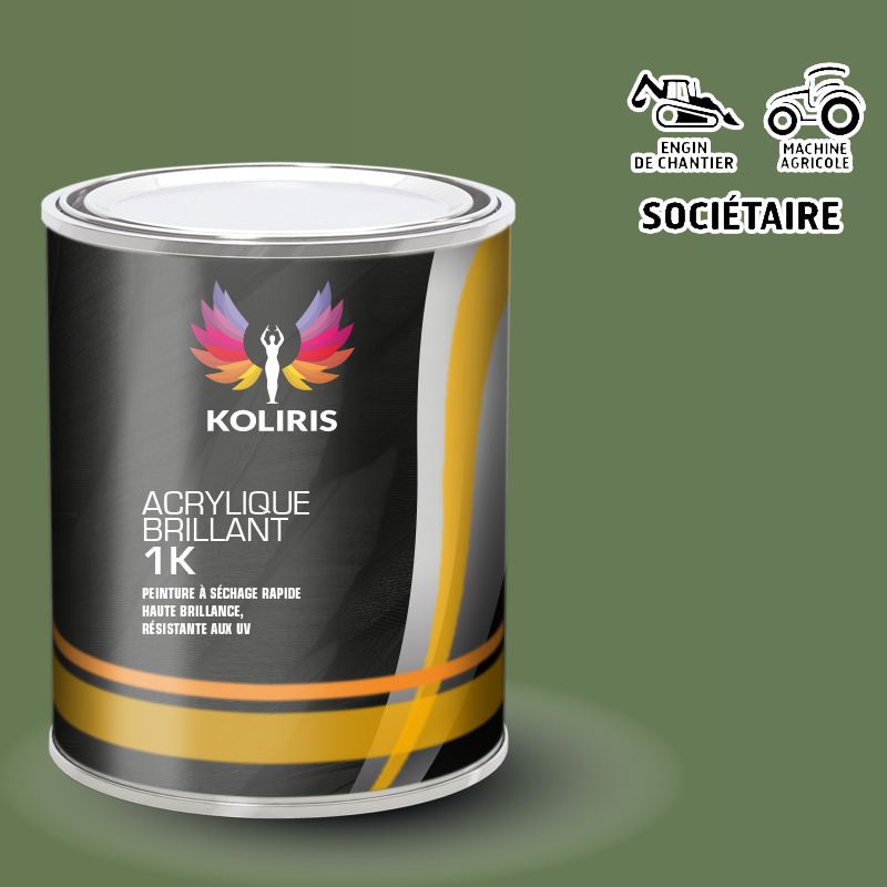 Peinture industrielle brillante Agricole et Engin de chantier