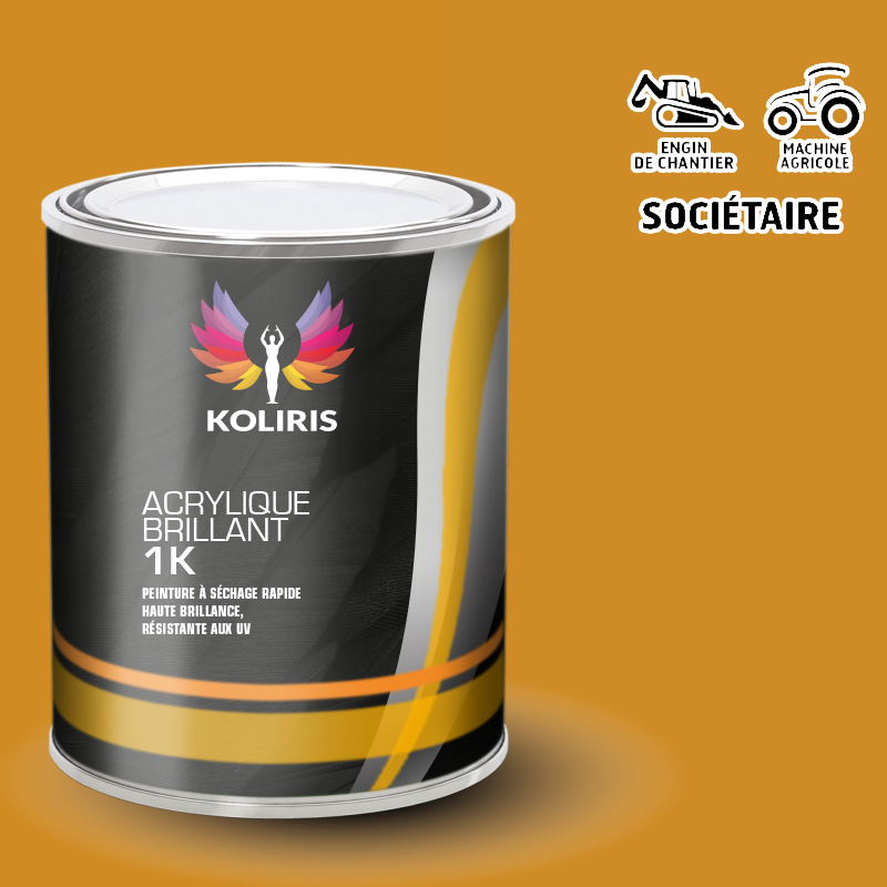 Peinture industrielle brillante Agricole et Engin de chantier