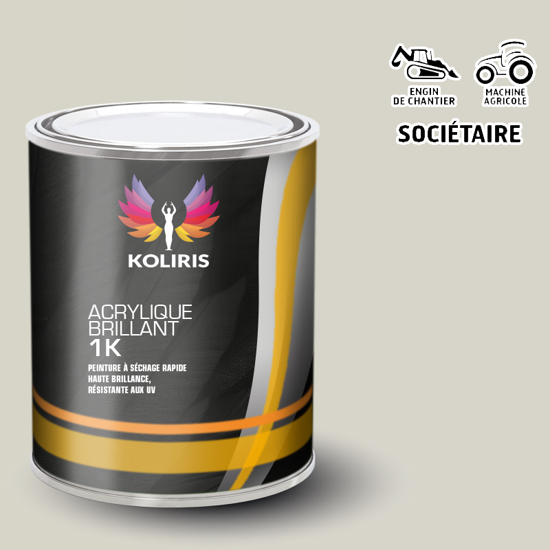 Peinture industrielle brillante Agricole et Engin de chantier