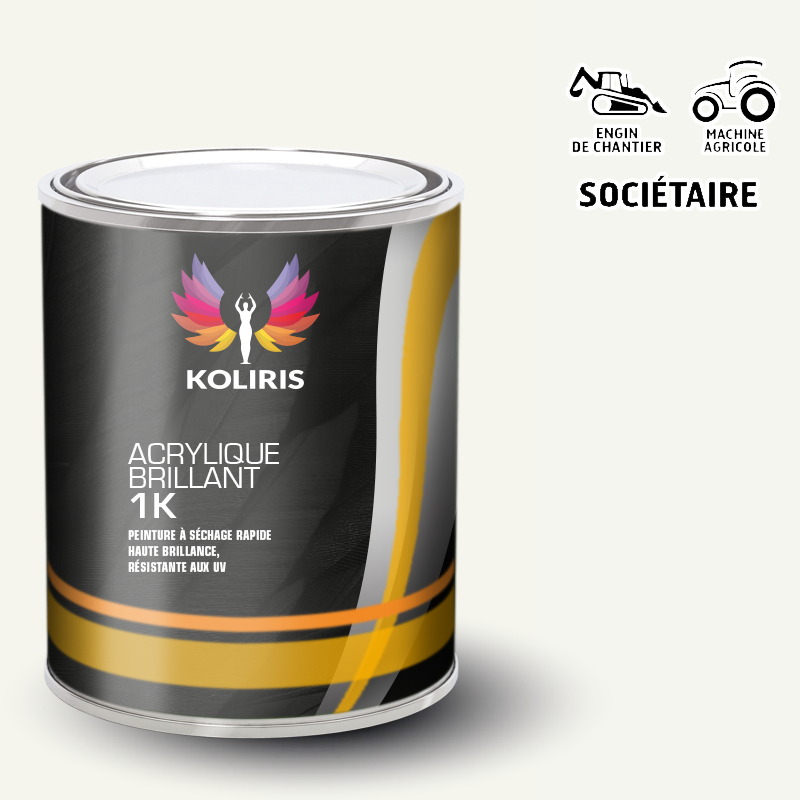 Peinture industrielle brillante Agricole et Engin de chantier