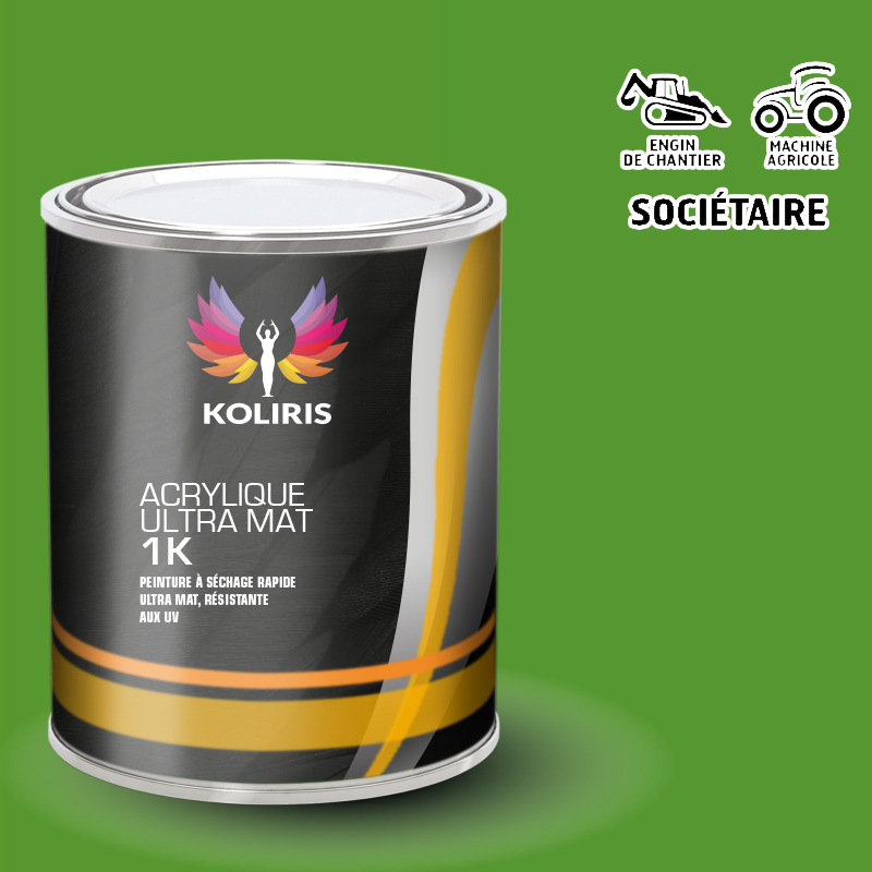 Peinture industrielle mat Agricole et Engin de chantier