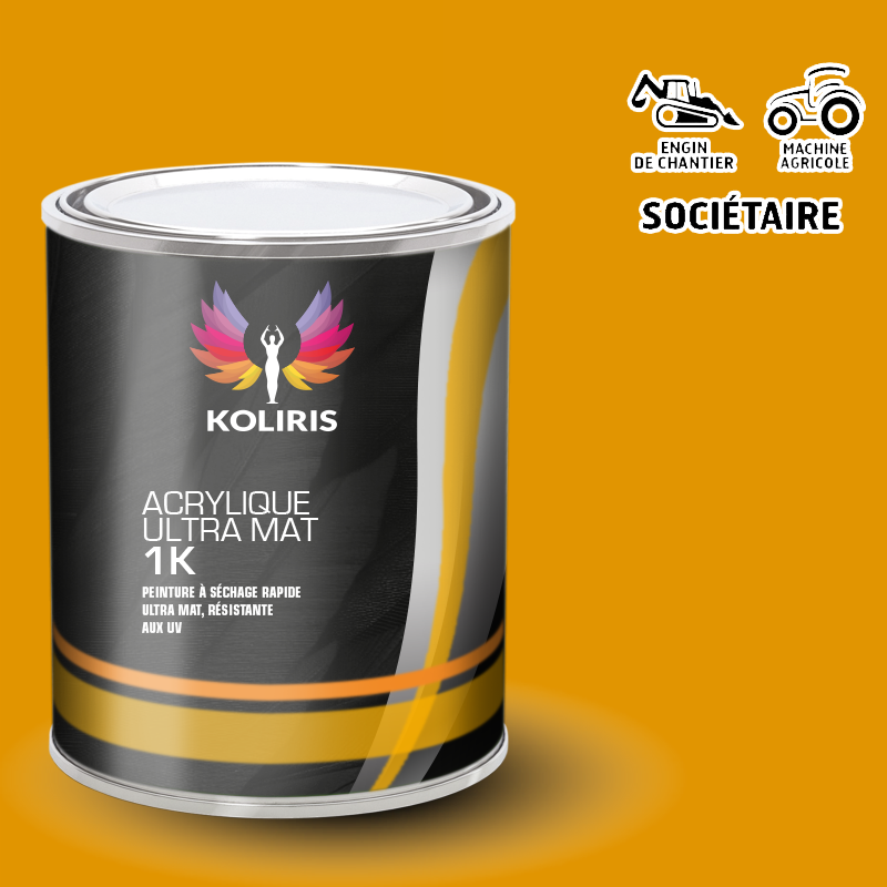 Peinture industrielle mat Agricole et Engin de chantier