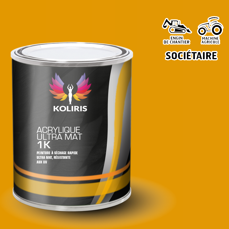 Peinture industrielle mat Agricole et Engin de chantier