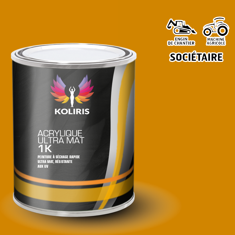 Peinture industrielle mat Agricole et Engin de chantier