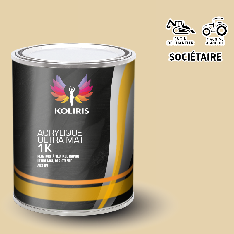 Peinture industrielle mat Agricole et Engin de chantier