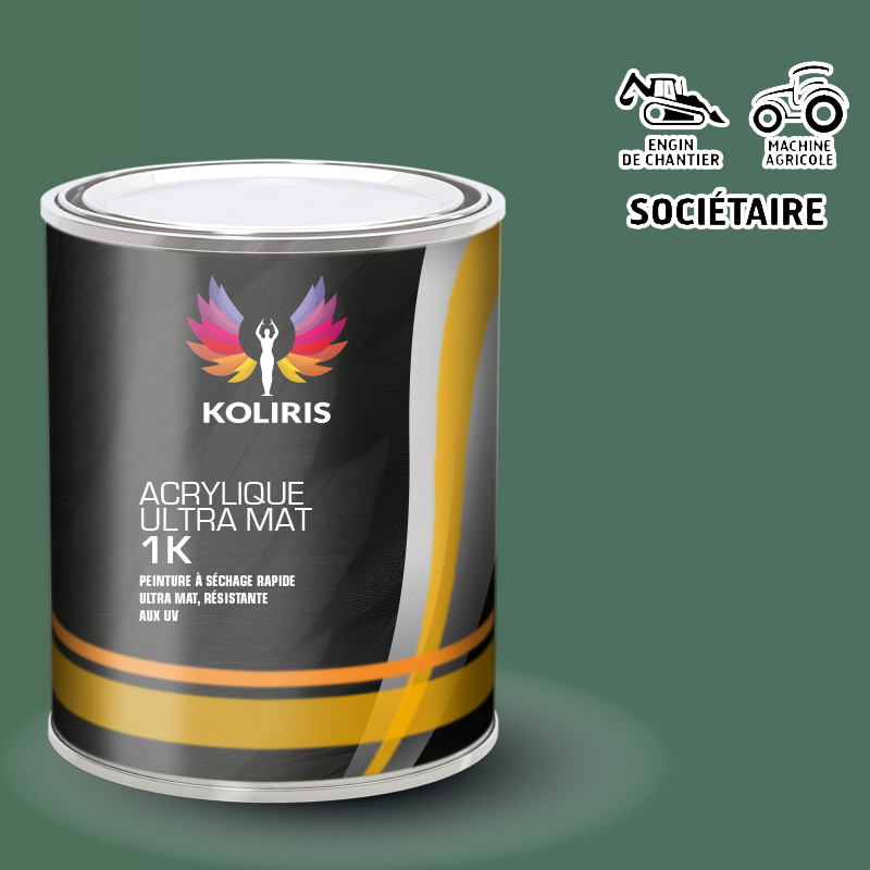 Peinture industrielle mat Agricole et Engin de chantier