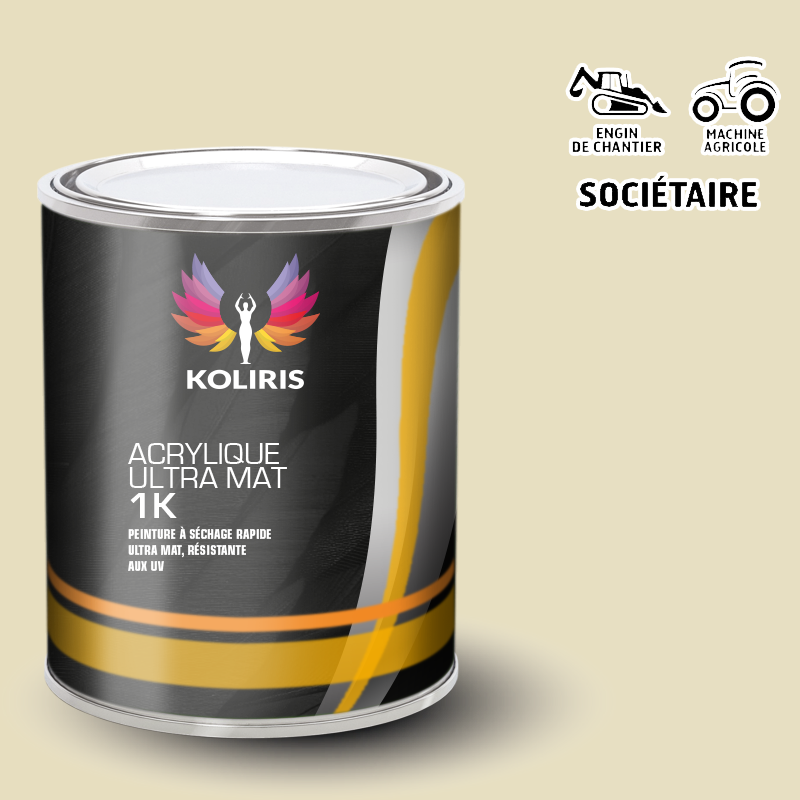 Peinture industrielle mat Agricole et Engin de chantier