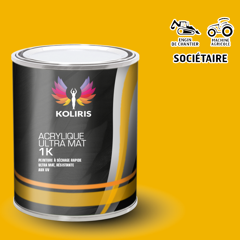 Peinture industrielle mat Agricole et Engin de chantier