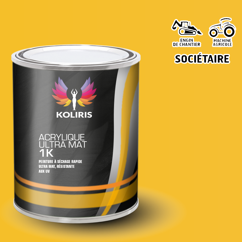 Peinture industrielle mat Agricole et Engin de chantier