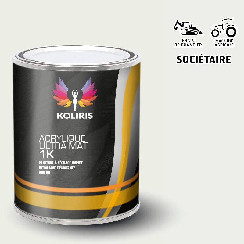 Peinture industrielle mat Agricole et Engin de chantier