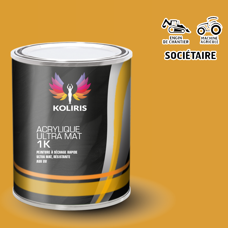 Peinture industrielle mat Agricole et Engin de chantier