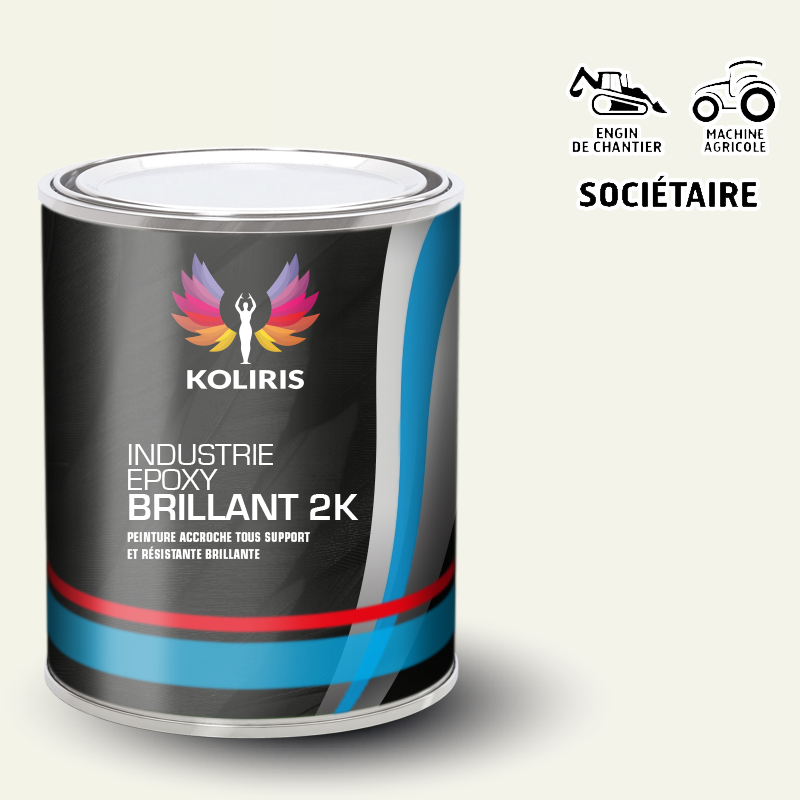 Peinture époxy 2K brillant Agricole et Engin de chantier