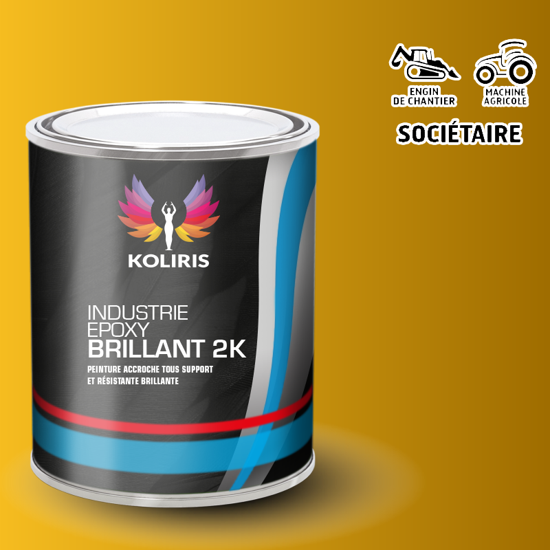 Peinture époxy 2K brillant Agricole et Engin de chantier