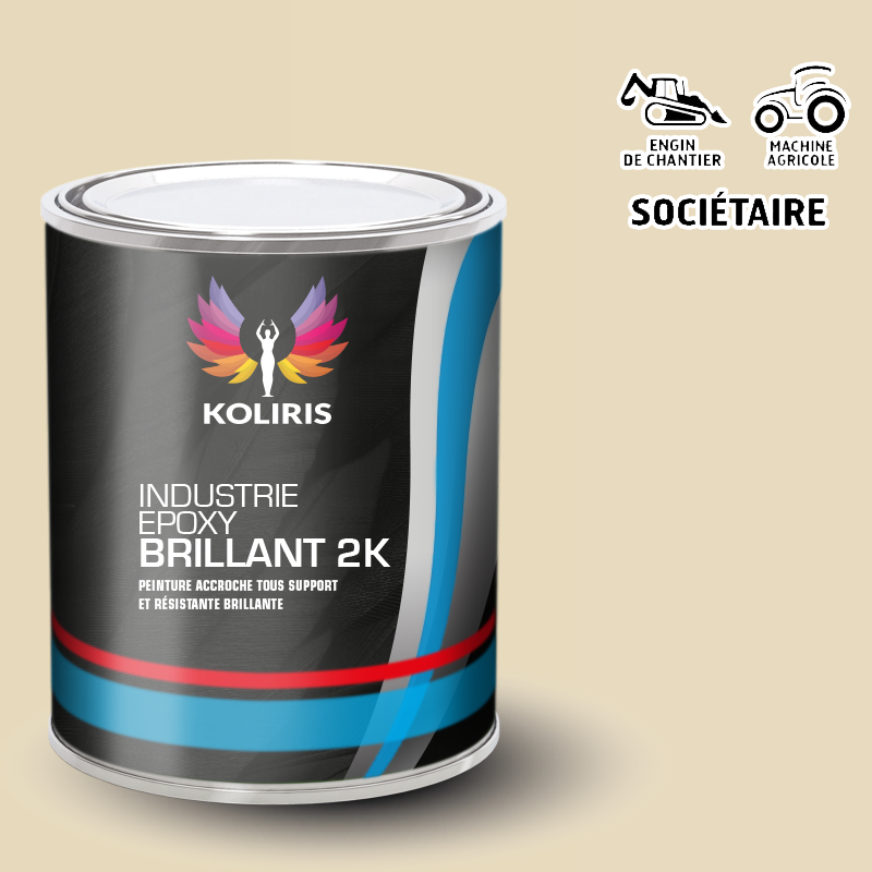 Peinture époxy 2K brillant Agricole et Engin de chantier