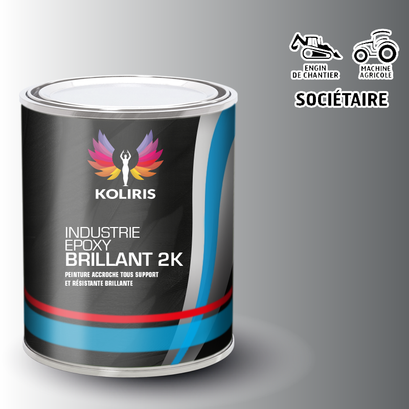 Peinture époxy 2K brillant Agricole et Engin de chantier