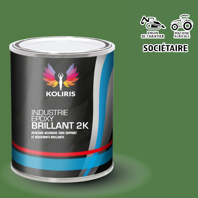 Peinture époxy 2K brillant Agricole et Engin de chantier