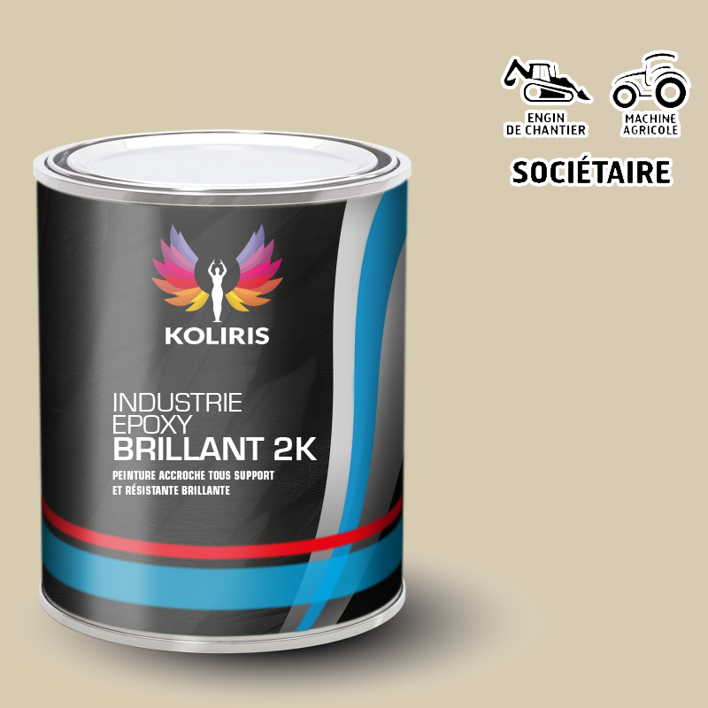 Peinture époxy 2K brillant Agricole et Engin de chantier