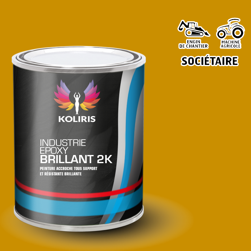 Peinture époxy 2K brillant Agricole et Engin de chantier