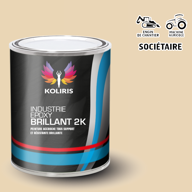 Peinture époxy 2K brillant Agricole et Engin de chantier