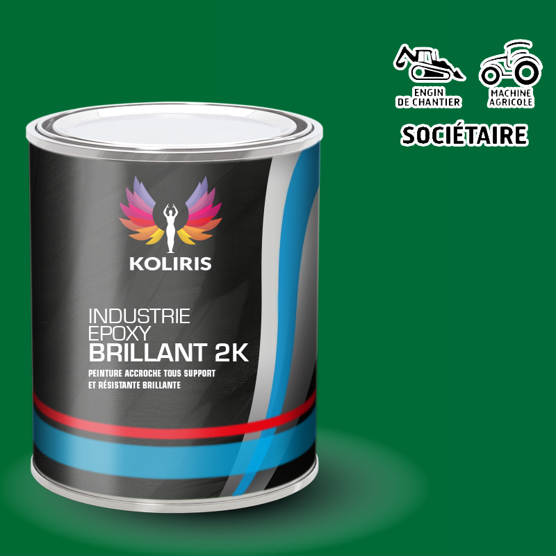 Peinture époxy 2K brillant Agricole et Engin de chantier