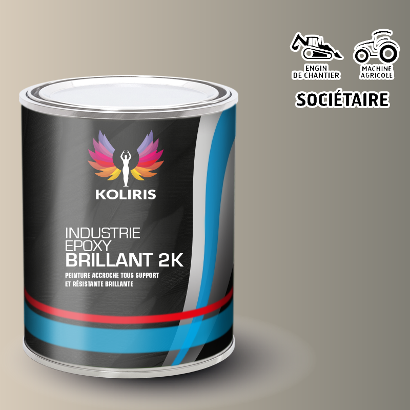 Peinture époxy 2K brillant Agricole et Engin de chantier