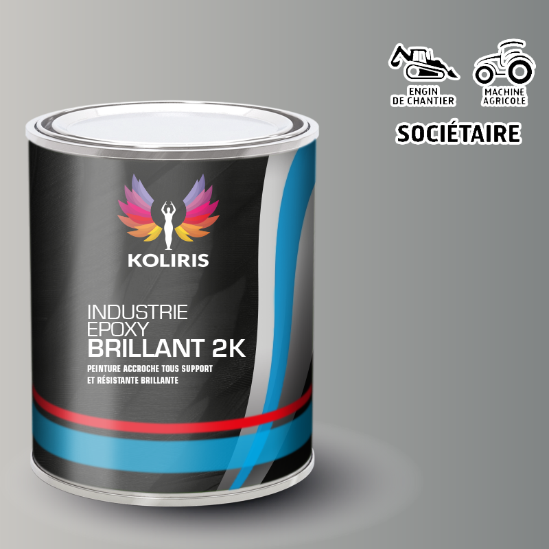 Peinture époxy 2K brillant Agricole et Engin de chantier