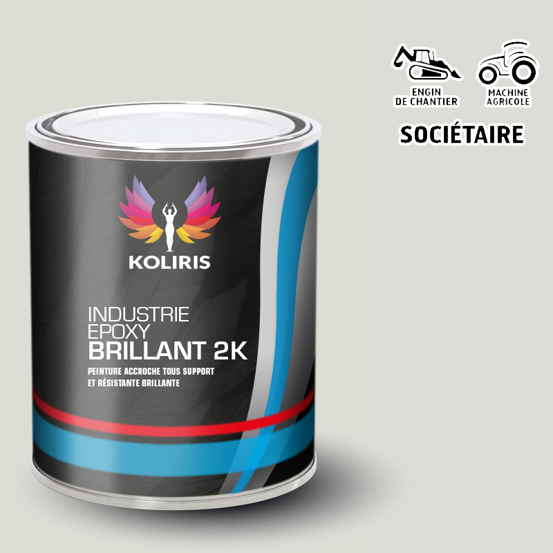 Peinture époxy 2K brillant Agricole et Engin de chantier