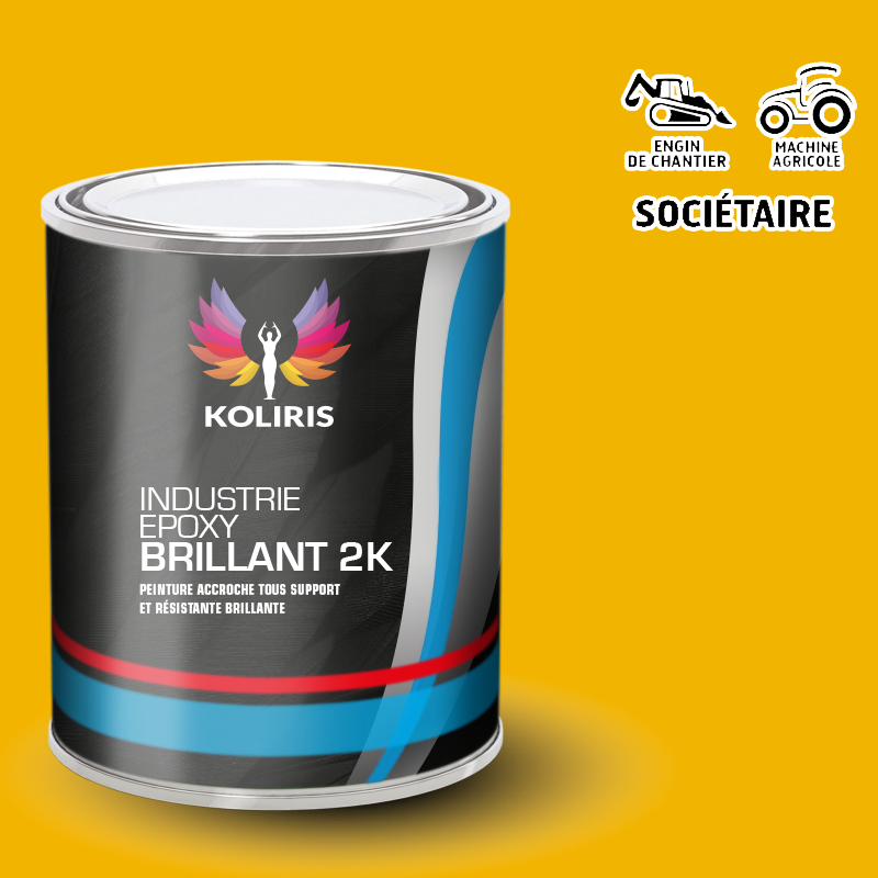 Peinture époxy 2K brillant Agricole et Engin de chantier