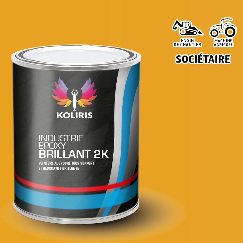 Peinture époxy 2K brillant Agricole et Engin de chantier