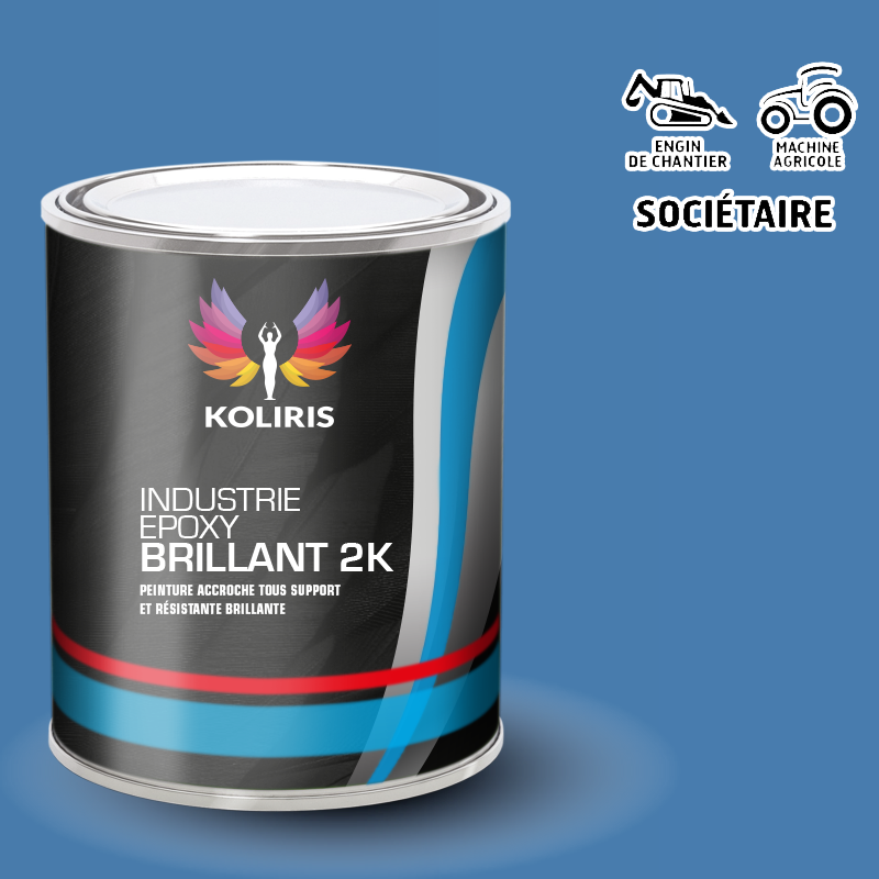 Peinture époxy 2K brillant Agricole et Engin de chantier