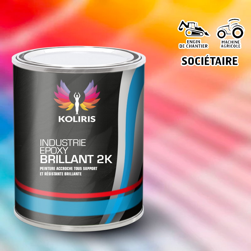 Peinture époxy 2K brillant Agricole et Engin de chantier