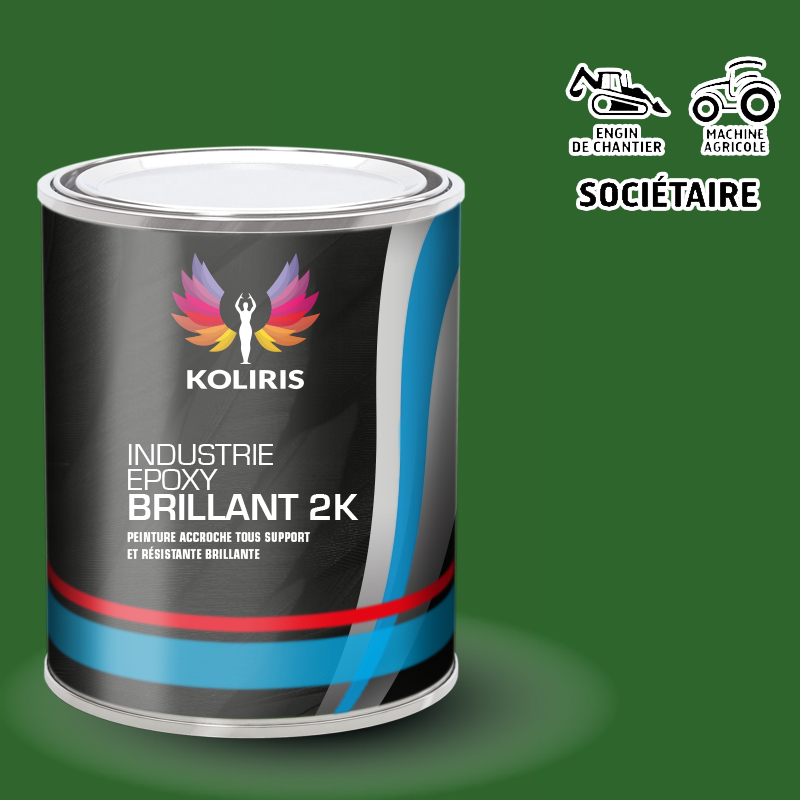 Peinture époxy 2K brillant Agricole et Engin de chantier