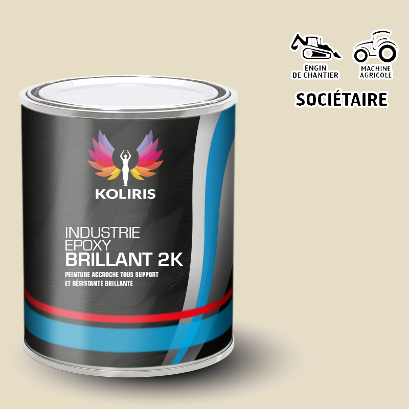 Peinture époxy 2K brillant Agricole et Engin de chantier