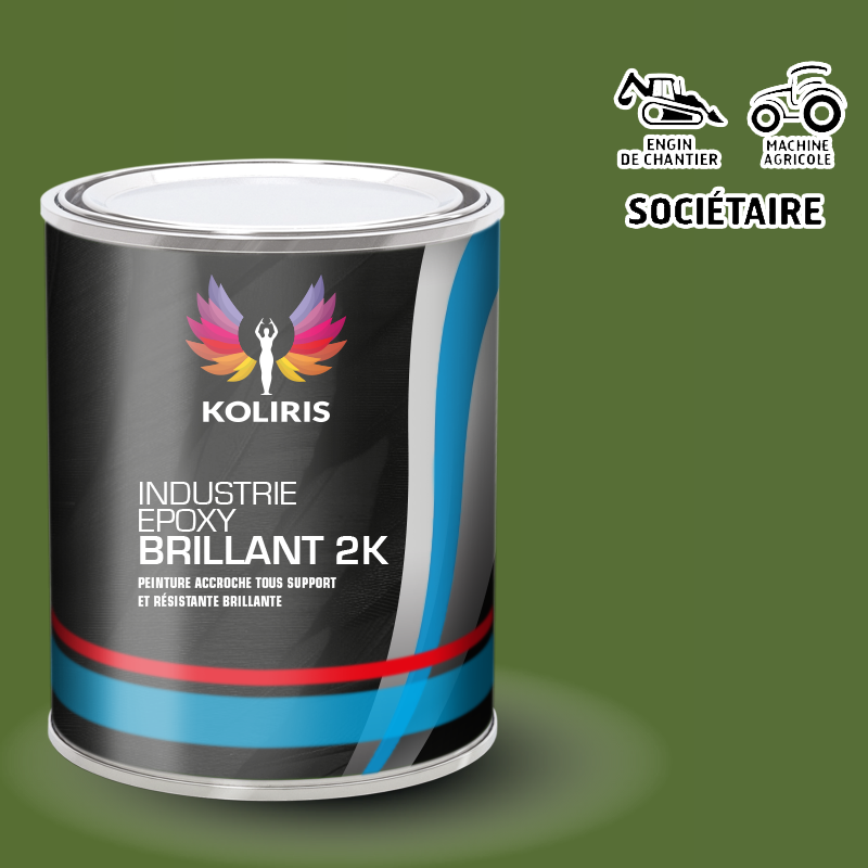 Peinture époxy 2K brillant Agricole et Engin de chantier