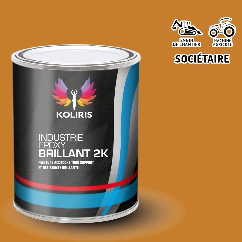 Peinture époxy 2K brillant Agricole et Engin de chantier